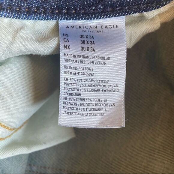 American Eagle Move Free Skinny Jeans Airflex 360 Men’s 30 Waist - Picture 5 of 13